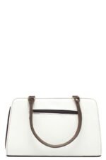 Women Hand Bag - 03166B - Large - White - Image 4