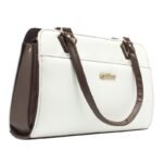 Women Hand Bag - 03166B - Large - White - Image 2