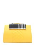 Women Hand Bag - 04527B - Yellow - Large - Image 5