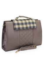 Women Hand Bag - 04527B - Yellow - Large - Image 2