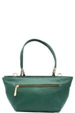 Women Hand Bag - 04849B - Green - Small - Image 4