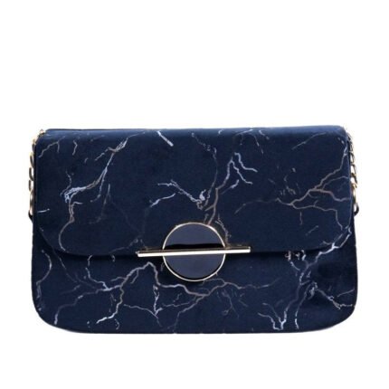 Women Hand Bag - 04992B - Small - Black Golden