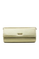 Women Hand Bag - 05076B - Small - Golden - Image 5