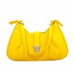 Women Hand Bag - 05445B - Large - Yellow - Image 5