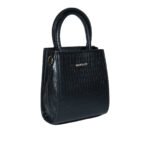 Women Hand Bag - 05557B - Small - Black - Image 2