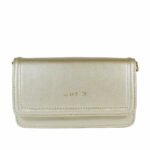 Women Hand Bag - 05558B - Small - Golden - Image 5