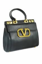 Women Hand Bag - 14684B - Small - Black - Image 2