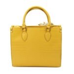 Women Hand Bag - 14789B - Large - Yellow - Image 5