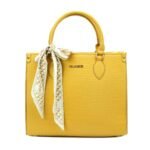 Women Hand Bag - 14789B - Large - Yellow - Image 2