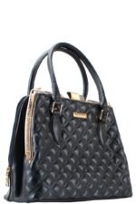 Women Hand Bag - 14909B - Large - Black - Image 2