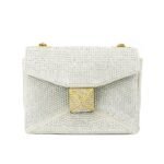 Women Hand Bag - 14966B - Small - Silver - Image 5