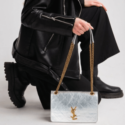 Women Hand Bag - 14969B - Small - SIlver
