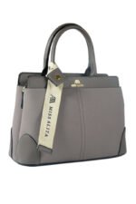 Women Hand Bag - 15133B - Large - Light Gray - Image 2