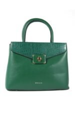 Women Hand Bag - 15138B - Large - Green - Image 5