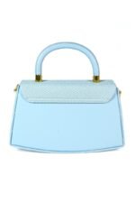 Women Hand Bag - 15210B - Small - Blue - Image 5