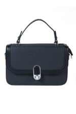 Women Hand Bag - 15214B - Small - Black - Image 5