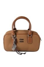 Women Hand Bag - 15218B - Small - Brown - Image 5