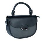 Women Hand Bag - 15219B - Small - Black - Image 2