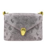 Women Hand Bag - 15394B - Small - Silver - Image 5