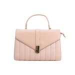 Women Hand Bag - 15505B - Large - Beige - Image 5