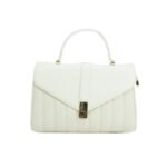 Women Hand Bag - 15505B - Large - Beige