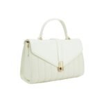 Women Hand Bag - 15505B - Large - Beige - Image 2