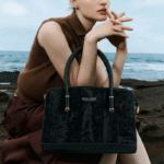Women Hand Bag - 15515B - Large - Black