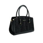 Women Hand Bag - 15515B - Large - Black - Image 3