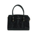 Women Hand Bag - 15515B - Large - Black - Image 2