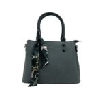 Women Hand Bag - 15545B - Large - Black - Image 5