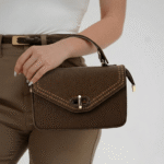 Women Hand Bag - 15569B - Small - Coffee